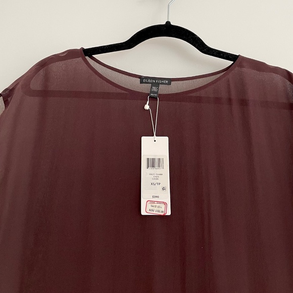 Eileen Fisher 100% silk tunic - Picture 5 of 6